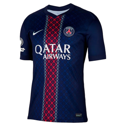 Koszulka meczowa PSG 2025-26 z plakietką Ligi Mistrzów i 10. rocznicy Fundacji UEFA Top Koszulki Pilka Sklep