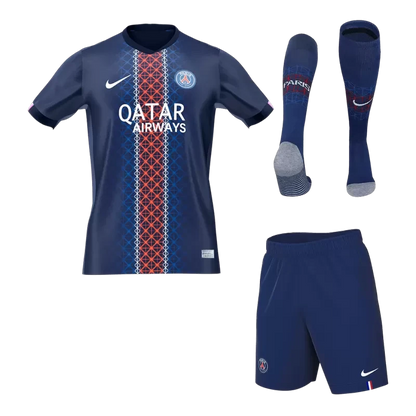 PSG Home Soccer Jersey Kit (Jersey+Shorts+Socks) 2025/26 Top Koszulki Pilka Sklep