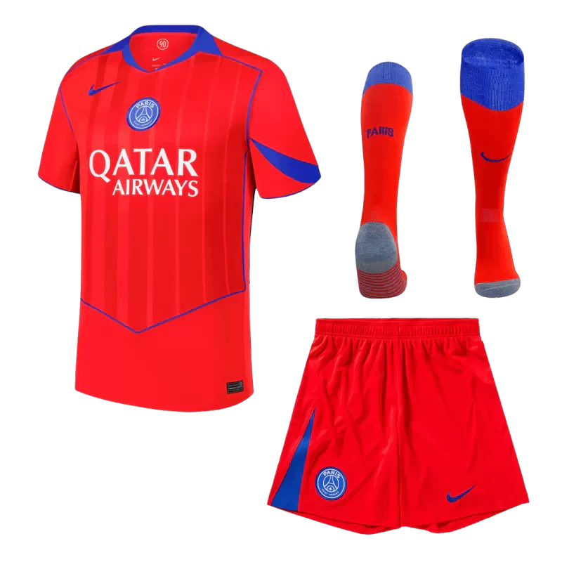 PSG Third Away Soccer Jersey Kit (Jersey+Shorts+Socks) 2025/26 Top Koszulki Pilka Sklep