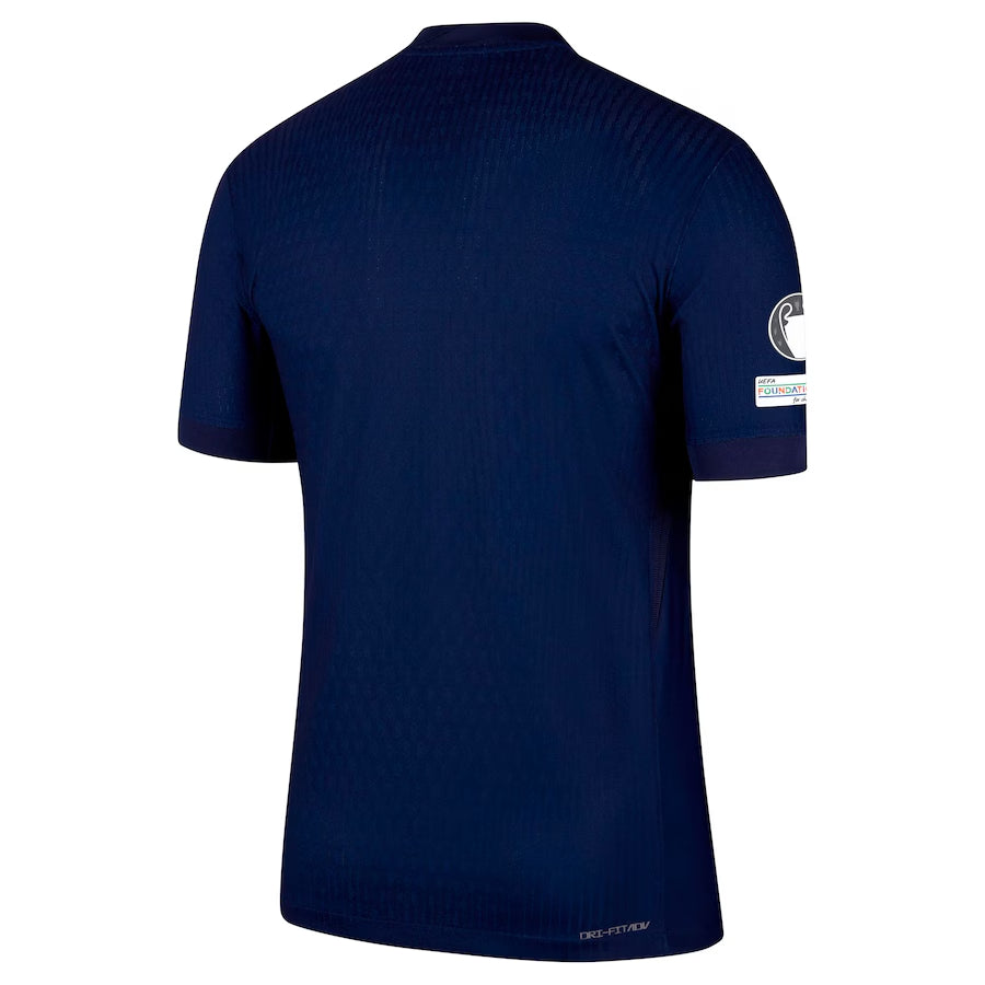 Koszulka meczowa PSG Player Verison Home Match Shirt 2025-26 z odznaką Ligi Mistrzów i 10. rocznicy Fundacji UEFA Top Koszulki Pilka Sklep