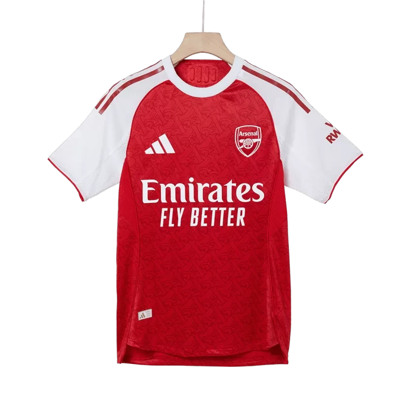 Wersja dla piłkarza Arsenalu - domowy zestaw koszulek piłkarskich (koszulka + spodenki) 2025/26 - dopasowany krój Top Koszulki Pilka Sklep