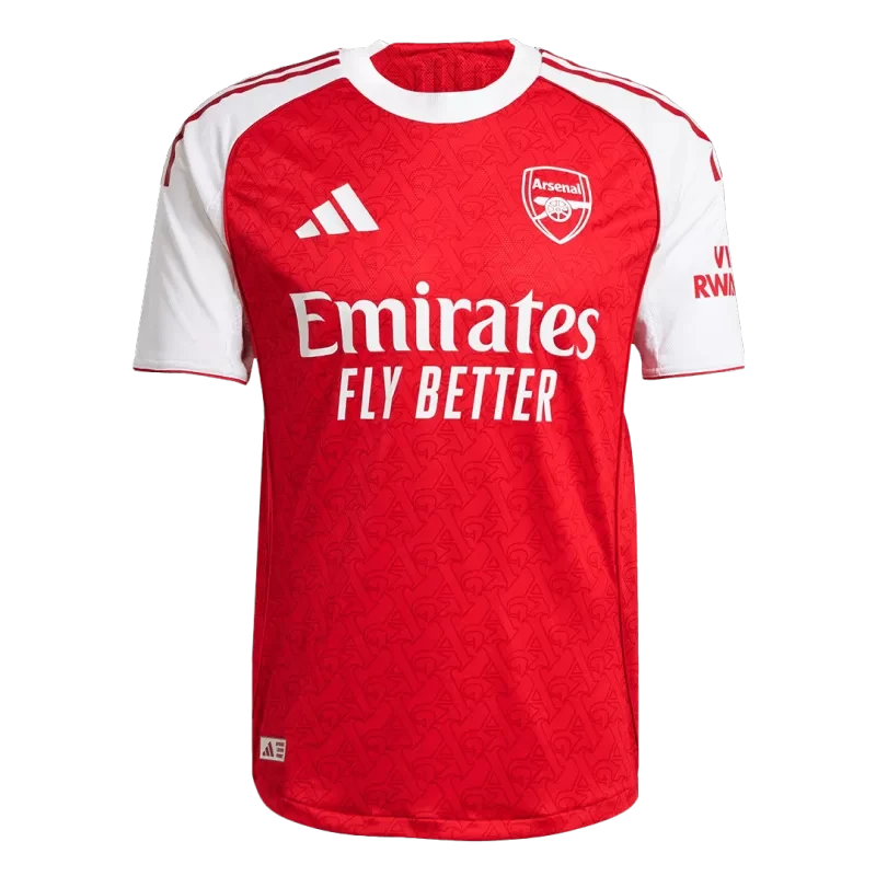 Wersja dla piłkarza Arsenalu - domowy zestaw koszulek piłkarskich (koszulka + spodenki) 2025/26 - dopasowany krój Top Koszulki Pilka Sklep