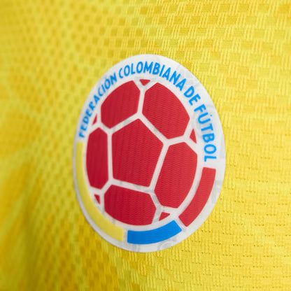 Wersja Zawodnika Colombia Domowa Długorękawa Koszulka Piłkarska 2026 Top Koszulki Pilka Sklep