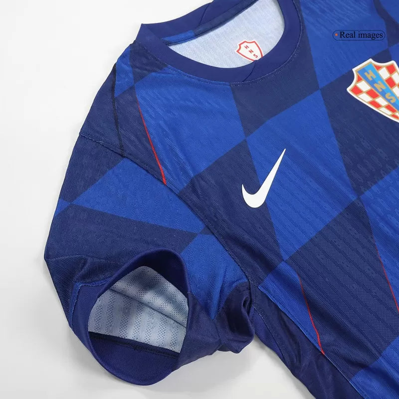 Wersja Zawodnika Croatia Wyjazdowa Koszulka Piłkarska Euro 2024/25 Top Koszulki Pilka Sklep