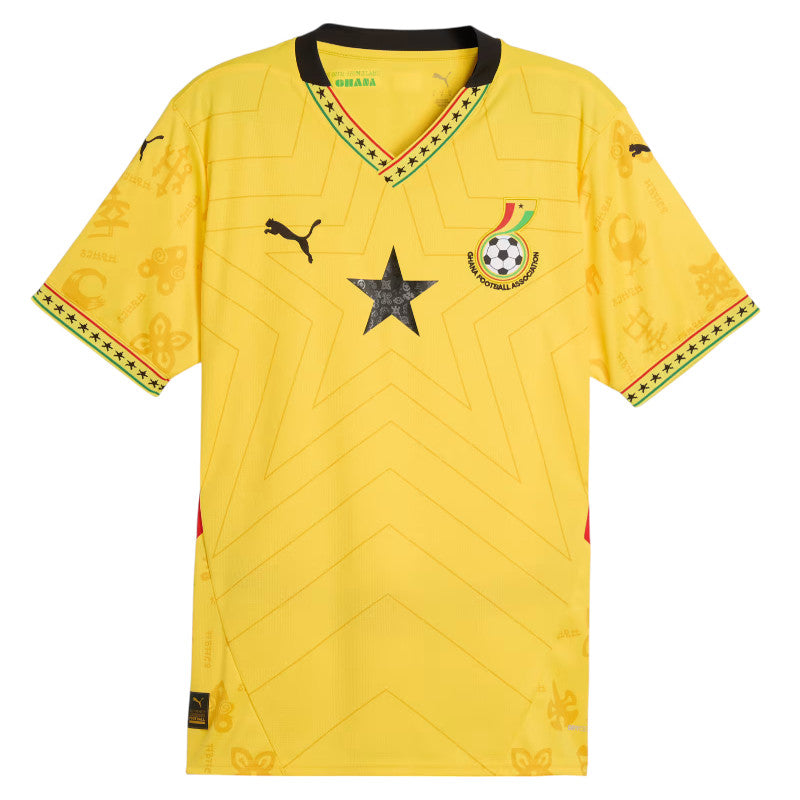 Player Version Ghana Away Soccer Jersey 2024/25 - Slim Fit Top Koszulki Pilka Sklep