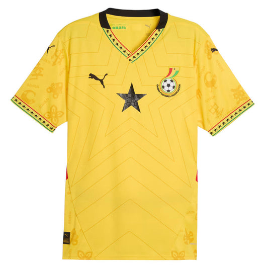 Player Version Ghana Away Soccer Jersey 2024/25 - Slim Fit Top Koszulki Pilka Sklep