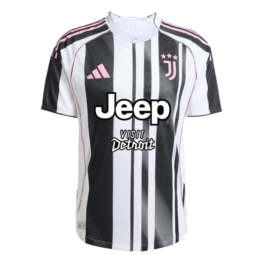 Player Version Juventus Home Soccer Jersey 2025/26 - Slim Fit