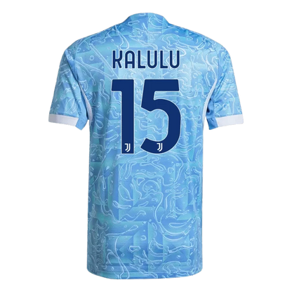 Player Version KALULU #15 Juventus Away Soccer Jersey 2025/26 Top Koszulki Pilka Sklep