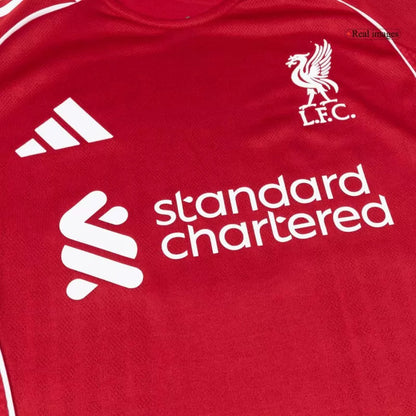 Liverpool Domowa Koszulka Piłkarska Wersja Zawodnicza 2025/26 Top Koszulki Pilka Sklep