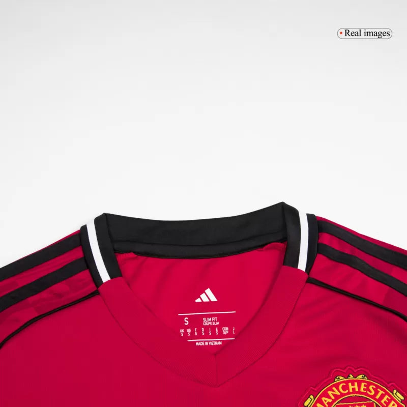 Manchester United Home Soccer Jersey Kit(Jersey+Shorts+Socks) 2025/26 Top Koszulki Pilka Sklep
