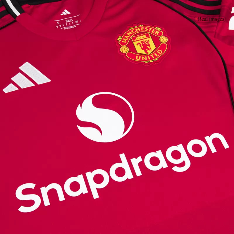 Manchester United Home Soccer Jersey Kit(Jersey+Shorts+Socks) 2025/26 Top Koszulki Pilka Sklep