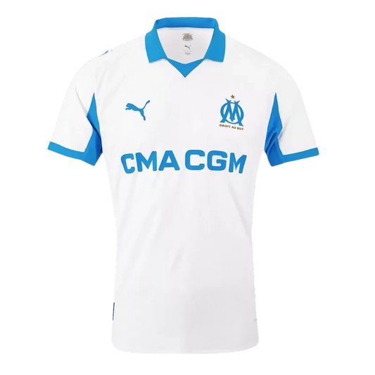 Player Version Marseille Home Soccer Jersey 2025/26 Top Koszulki Pilka Sklep