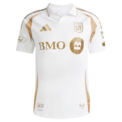 Player Version Men's LAFC White 2025 Away- Slim Fit Top Koszulki Pilka Sklep