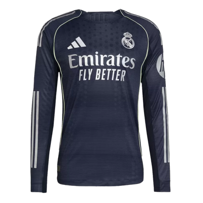 Player Version Real Madrid Away Long Sleeve Soccer Jersey 2025/26 - Slim Fit Top Koszulki Pilka Sklep