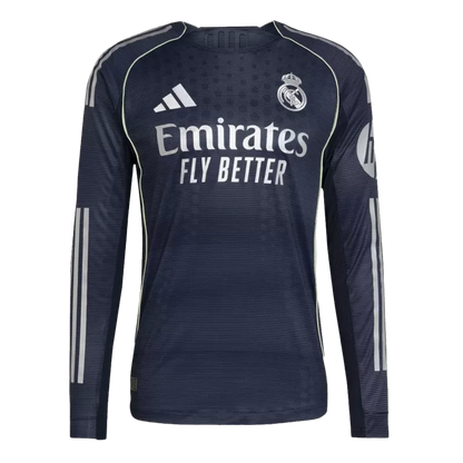 Player Version Real Madrid Away Long Sleeve Soccer Jersey 2025/26 Top Koszulki Pilka Sklep