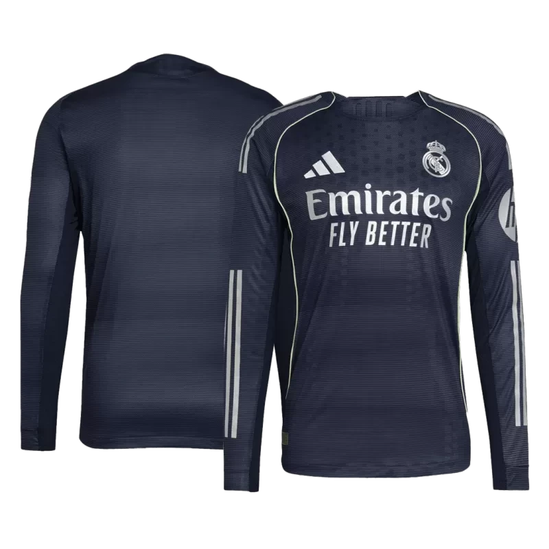 Player Version Real Madrid Away Long Sleeve Soccer Jersey 2025/26 Top Koszulki Pilka Sklep