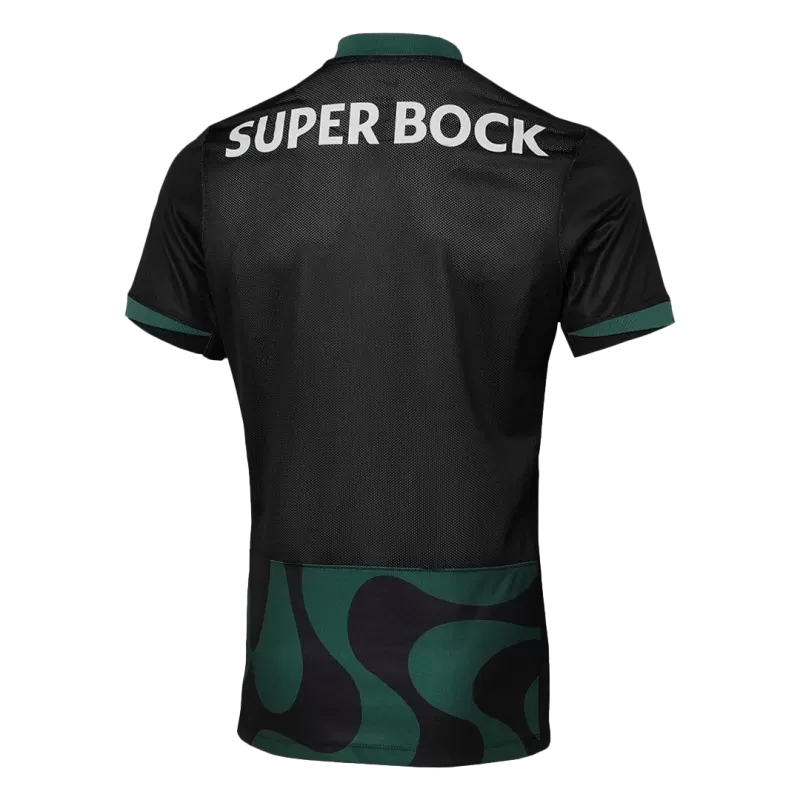 Player Version Sporting CP Soccer Jersey 2025/26 - Black Top Koszulki Pilka Sklep