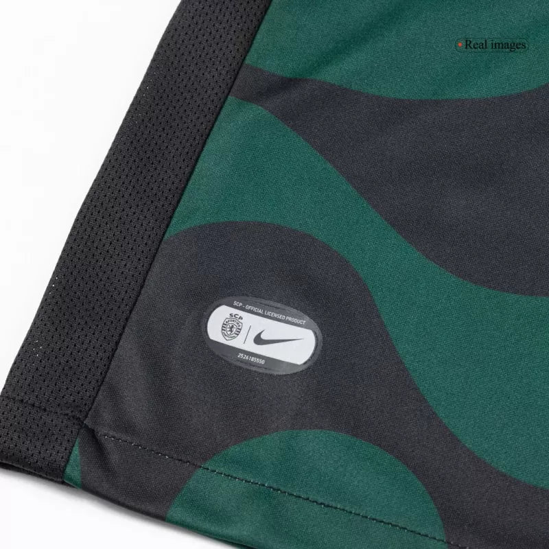 Player Version Sporting CP Soccer Jersey 2025/26 - Black Top Koszulki Pilka Sklep