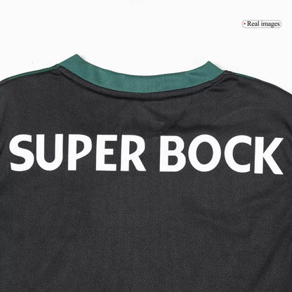 Player Version Sporting CP Soccer Jersey 2025/26 - Black Top Koszulki Pilka Sklep