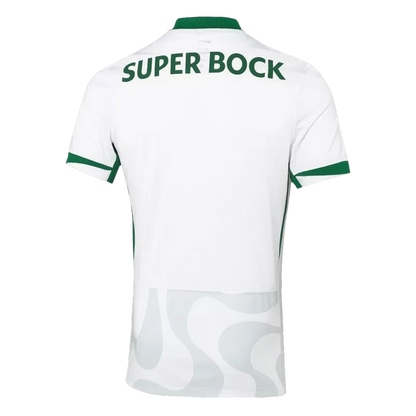 Player Version Sporting CP Soccer Jersey 2025/26 - White Top Koszulki Pilka Sklep