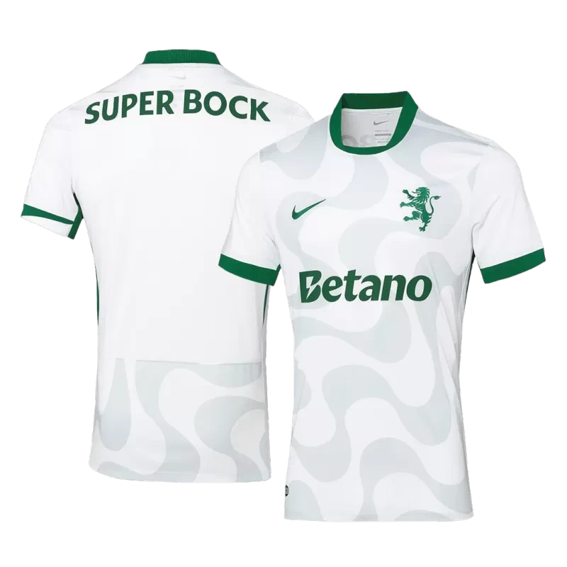 Player Version Sporting CP Soccer Jersey 2025/26 - White Top Koszulki Pilka Sklep