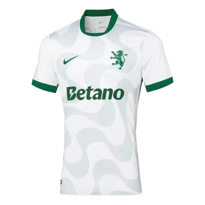 Player Version Sporting CP Soccer Jersey 2025/26 - White Top Koszulki Pilka Sklep