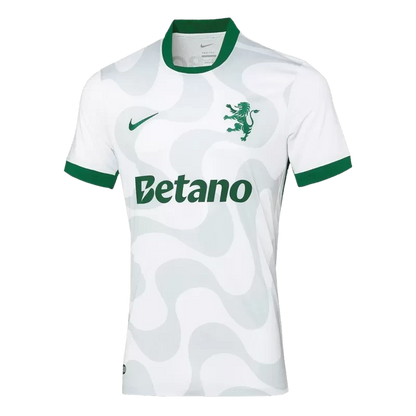 Player Version Sporting CP Soccer Jersey 2025/26 - White Top Koszulki Pilka Sklep