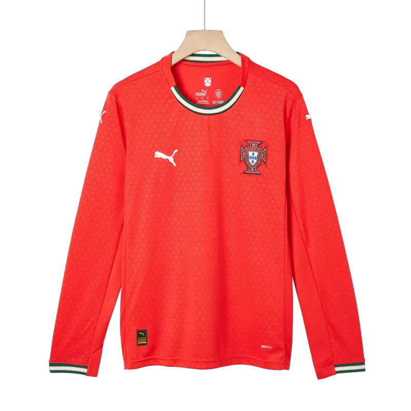 Koszulka piłkarska domowa z długim rękawem Portugal 2025 Top Koszulki Pilka Sklep