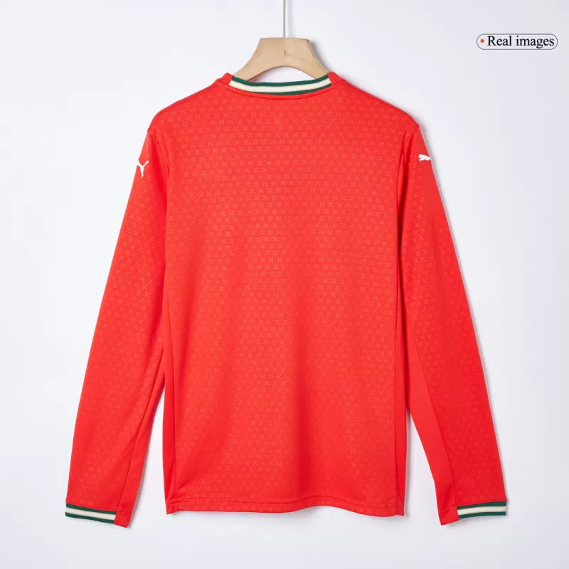 Koszulka piłkarska domowa z długim rękawem Portugal 2025 Top Koszulki Pilka Sklep