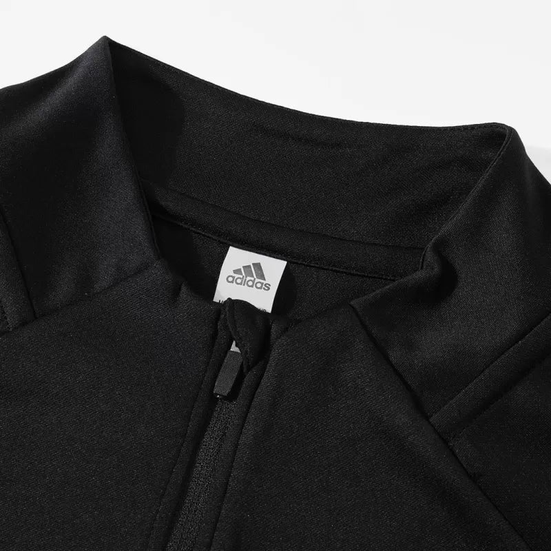 Real Madrid 1/4 Zip Tracksuit Kit (Jacket+Pants) 2025/26 - Black Top Koszulki Pilka Sklep