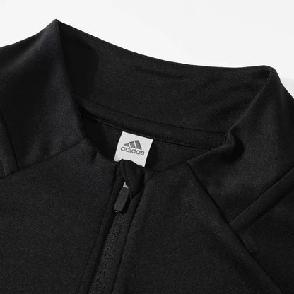 Real Madrid 1/4 Zip Tracksuit Kit (Jacket+Pants) 2025/26 - Black Top Koszulki Pilka Sklep