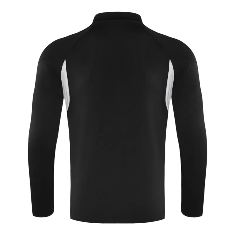 Real Madrid 1/4 Zip Tracksuit Kit (Jacket+Pants) 2025/26 - Black Top Koszulki Pilka Sklep