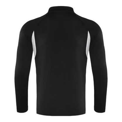 Real Madrid 1/4 Zip Tracksuit Kit (Jacket+Pants) 2025/26 - Black Top Koszulki Pilka Sklep