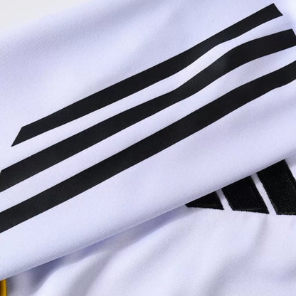 Real Madrid 1/4 Zip Tracksuit Kit (Jacket+Pants) 2025/26 - White Top Koszulki Pilka Sklep