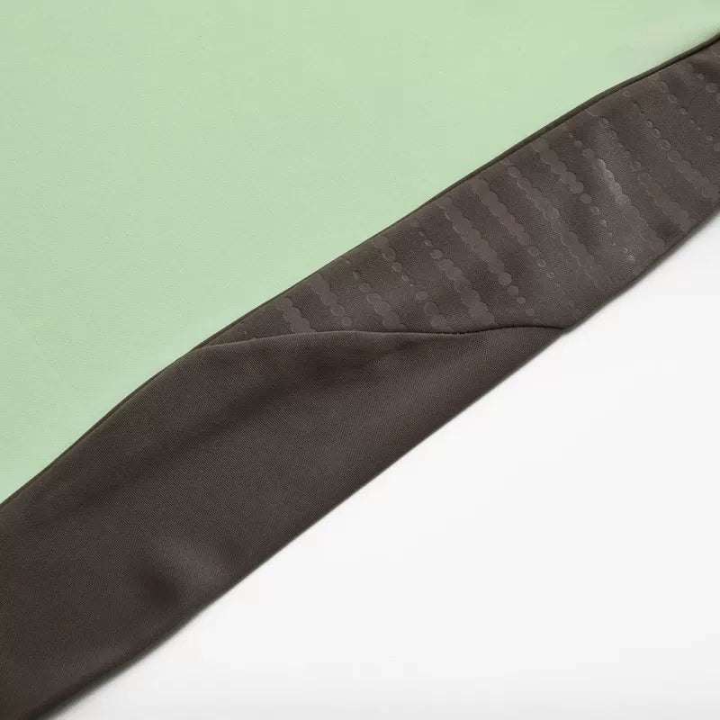 Kid's Real Madrid 1/4 Zip Training Kit (Jacket+Pants) 2025/26 - Green Top Koszulki Pilka Sklep