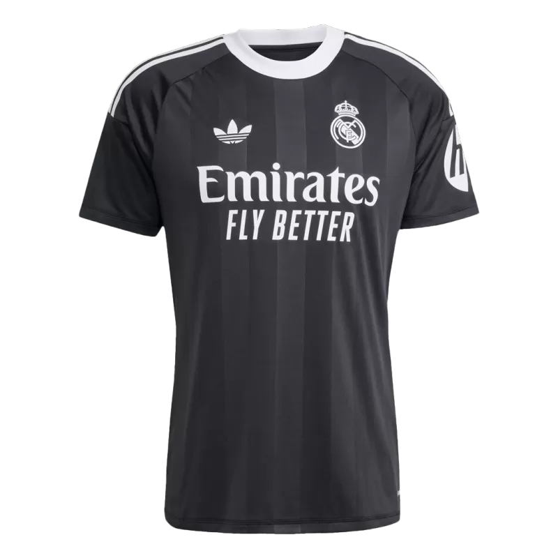 Real Madrid Goalkeeper Soccer Jersey 2025/26 - Black Top Koszulki Pilka Sklep