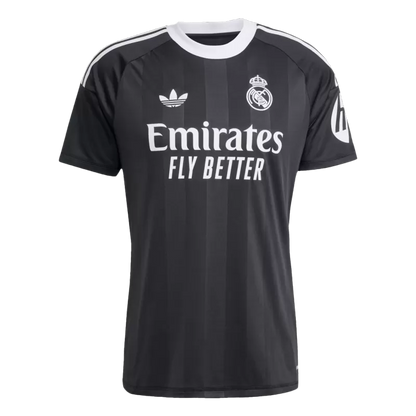 Real Madrid Goalkeeper Soccer Jersey 2025/26 - Black Top Koszulki Pilka Sklep