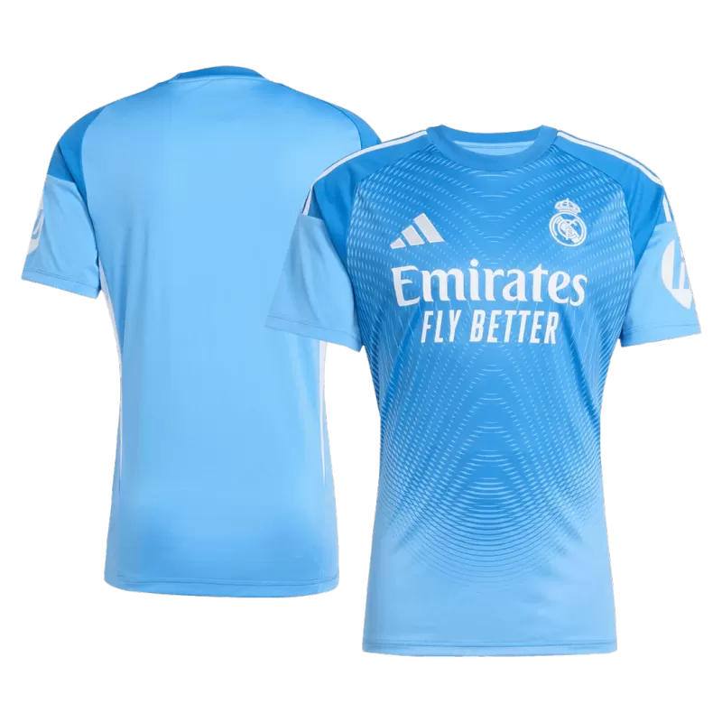 Real Madrid Goalkeeper Soccer Jersey 2025/26 - Blue Top Koszulki Pilka Sklep