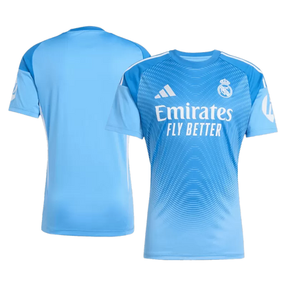 Real Madrid Goalkeeper Soccer Jersey 2025/26 - Blue Top Koszulki Pilka Sklep