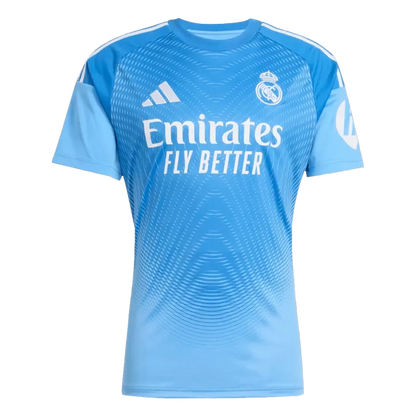 Real Madrid Goalkeeper Soccer Jersey 2025/26 - Blue Top Koszulki Pilka Sklep