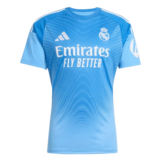 Real Madrid Goalkeeper Soccer Jersey 2025/26 - Blue Top Koszulki Pilka Sklep