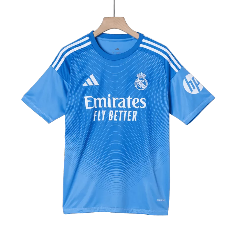 Real Madrid Goalkeeper Soccer Jersey 2025/26 - Blue Top Koszulki Pilka Sklep