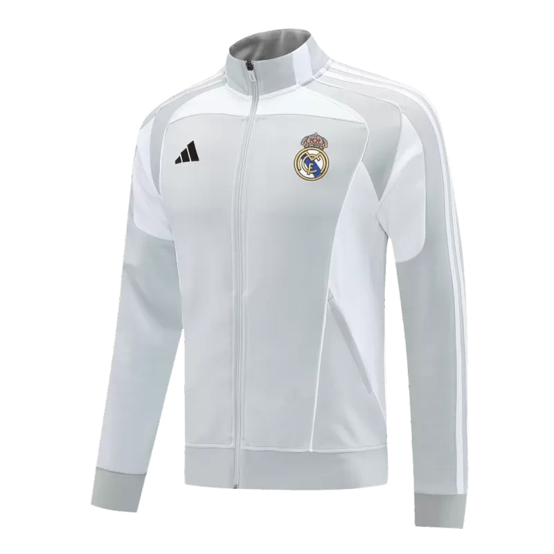 Real Madrid Home Training Jacket 2025/26 - Gray Top Koszulki Pilka Sklep