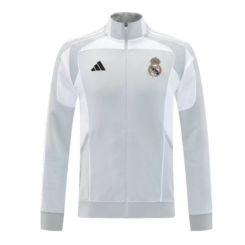 Real Madrid Home Training Jacket 2025/26 - Gray Top Koszulki Pilka Sklep
