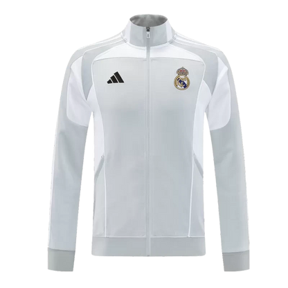 Real Madrid Home Training Jacket 2025/26 - Gray Top Koszulki Pilka Sklep