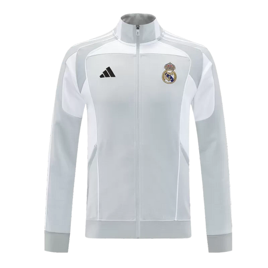 Real Madrid Home Training Jacket 2025/26 - Gray Top Koszulki Pilka Sklep