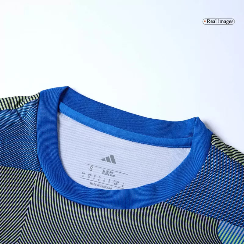 Real Madrid Pre-Match Soccer Jersey 2025/26 - Blue Top Koszulki Pilka Sklep