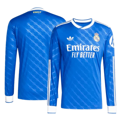 Real Madrid Third Away Long Sleeve Soccer Jersey 2025/26 Top Koszulki Pilka Sklep