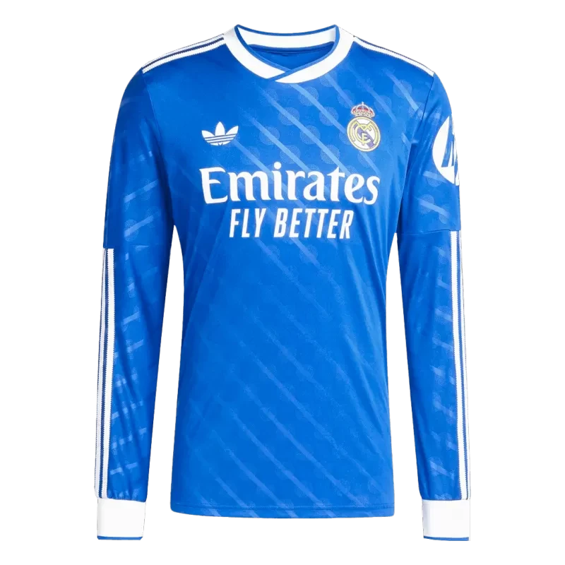 Real Madrid Third Away Long Sleeve Soccer Jersey 2025/26 Top Koszulki Pilka Sklep