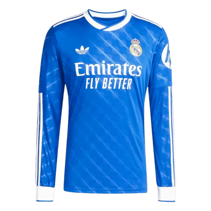 Real Madrid Third Away Long Sleeve Soccer Jersey 2025/26 Top Koszulki Pilka Sklep